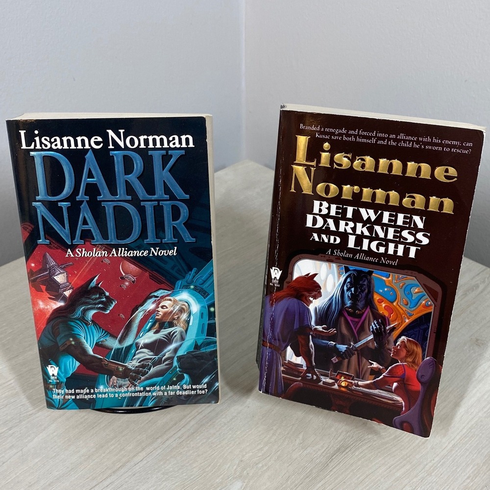 Lot of Two Lisanne Norman Sholan Alliance Sci Fi DAW Books Dark Nadir Paperback